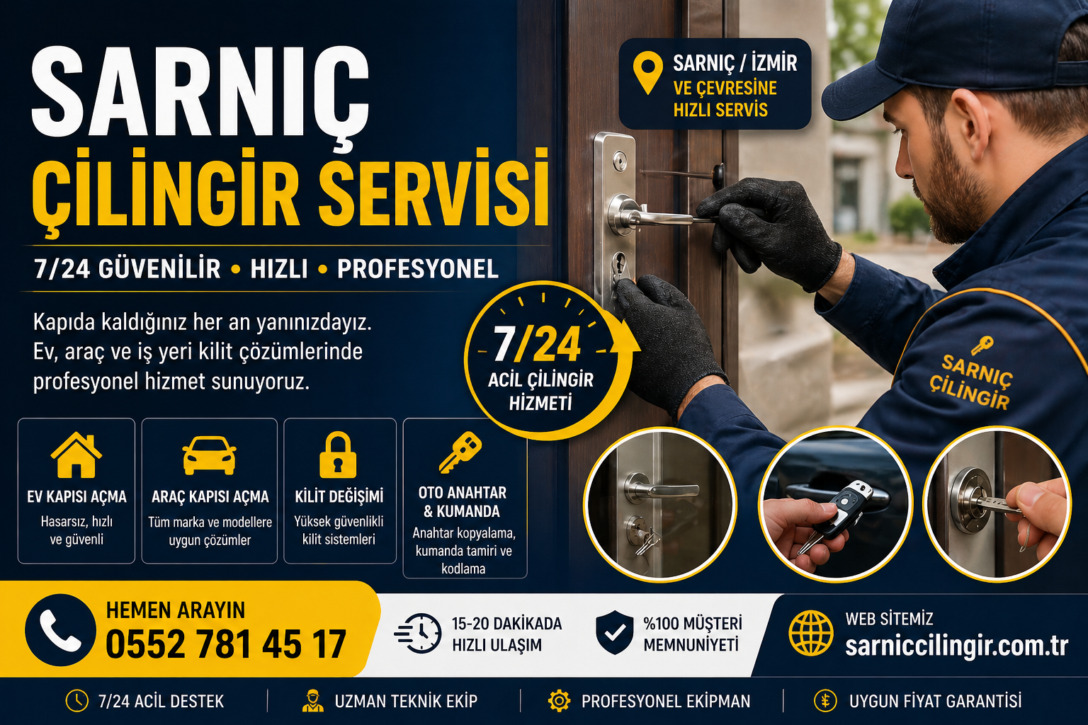 Sarnıç Çilingir Servisi