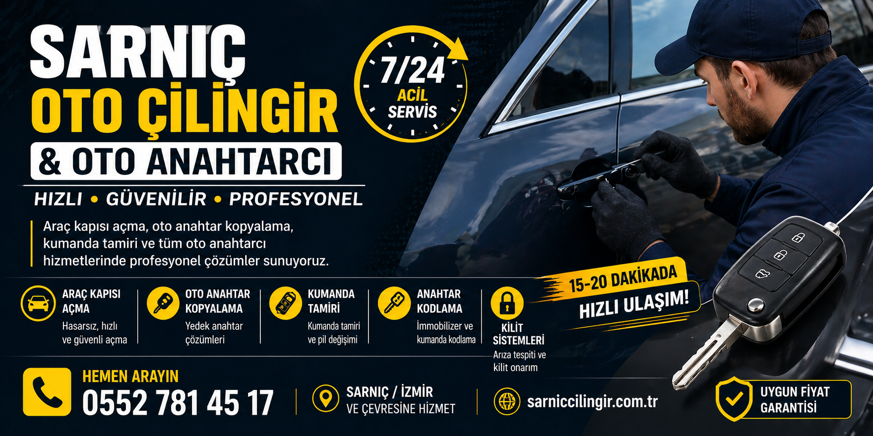 Sarnıç Oto Çilingir Servisi